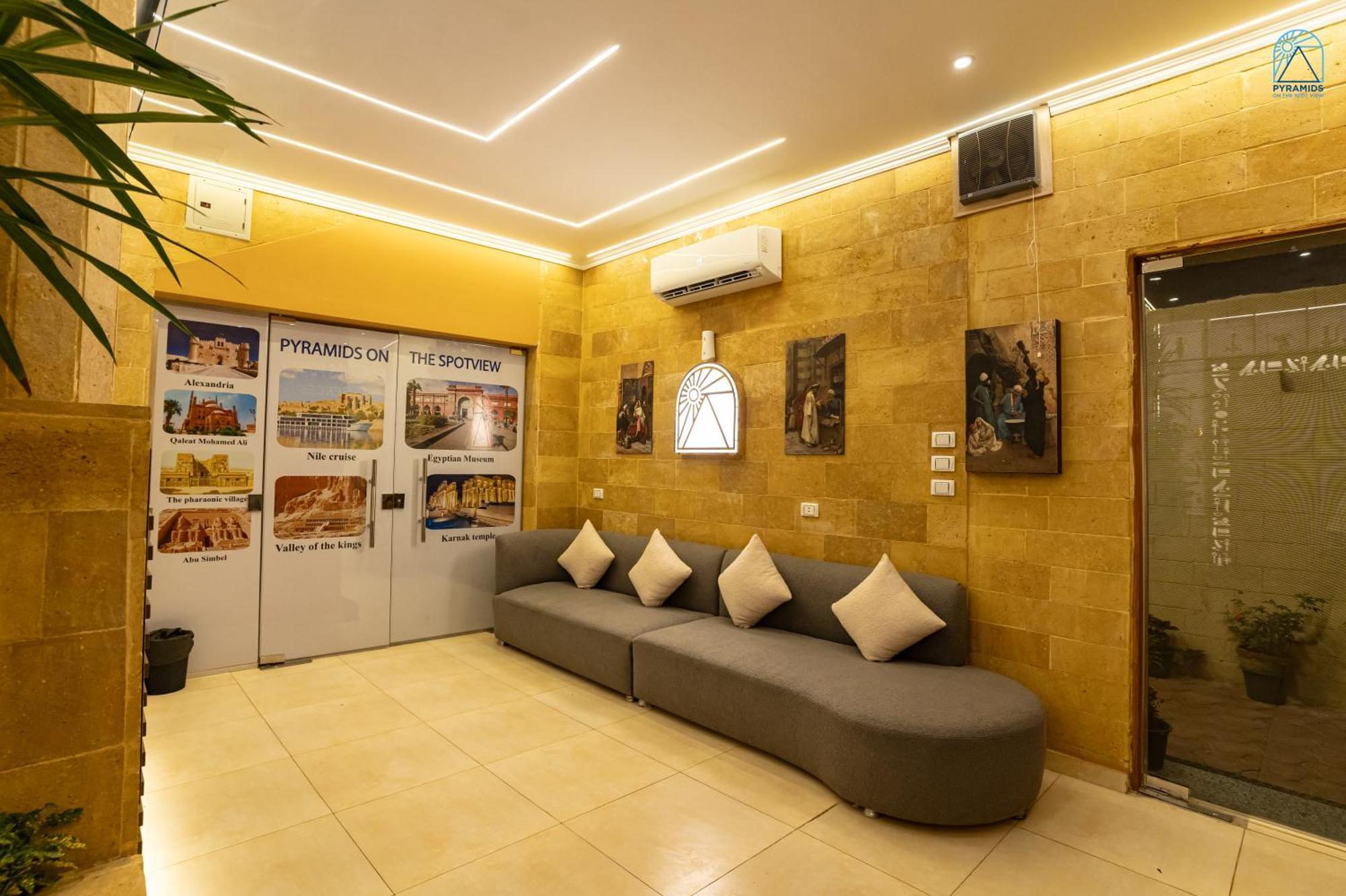 Pyramids On The Spot View Hotel Kafret el-Gabal Екстериор снимка